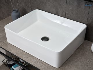 Раковина Gid N9104 51236 накладная белая 52x41x13.5